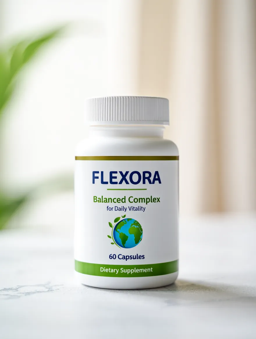 Flexora dietary supplement package - balanced complex for daily vitality